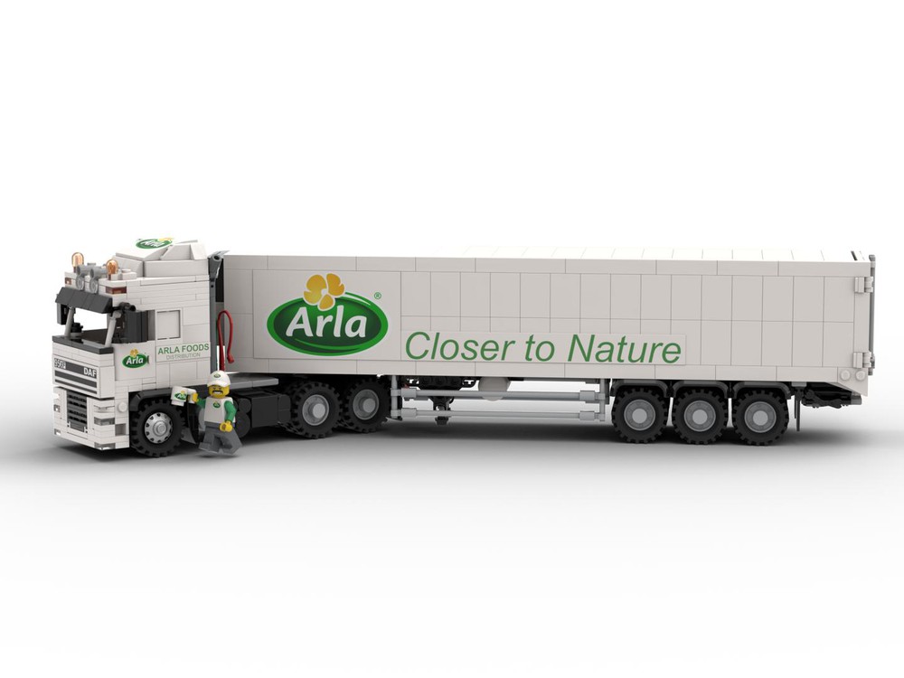 LEGO MOC ARLA Foods DAF by Yellow.LXF | Rebrickable - Build with LEGO