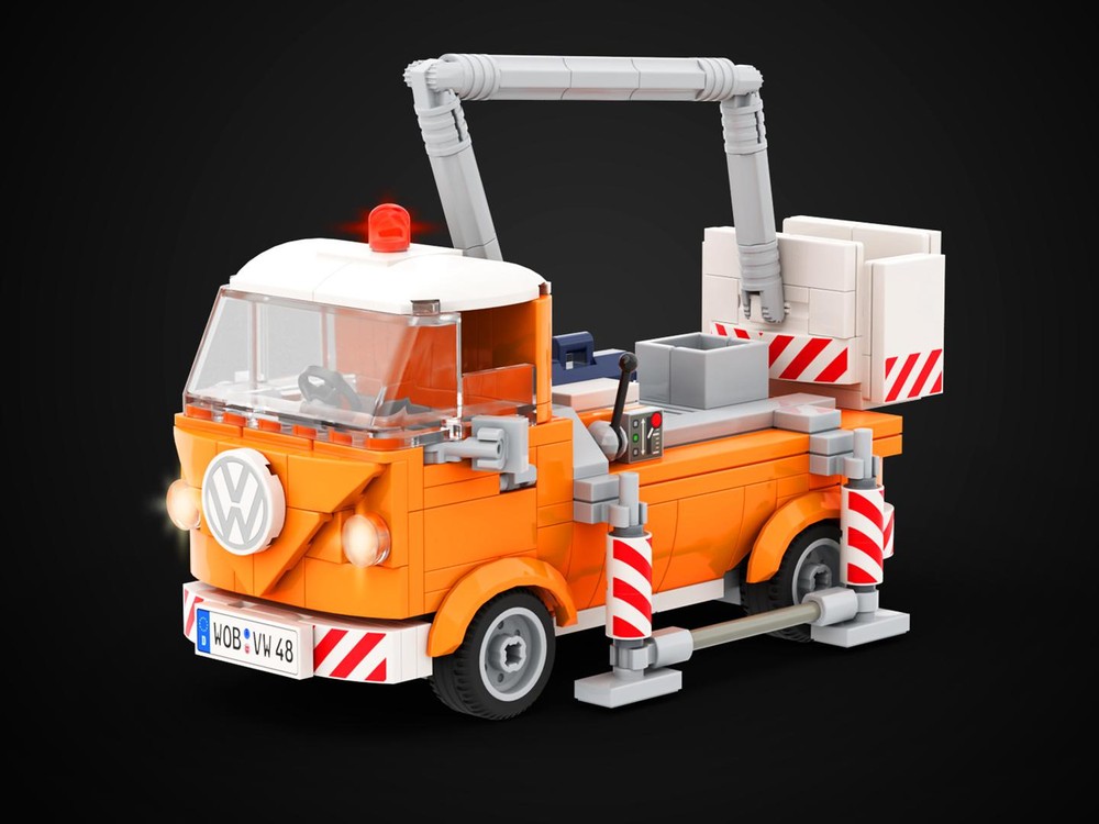 LEGO MOC-134164 VW T1 Ruthmann Flatbed – Classic Utility Truck by ...
