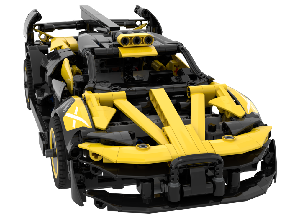 LEGO MOC 42151 Bugatti Bolide TLG RC by mla2 | Rebrickable - Build with ...