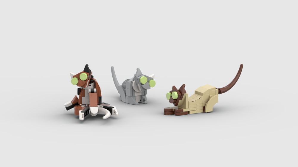 LEGO MOC Cats 3 by T.Bus | Rebrickable - Build with LEGO