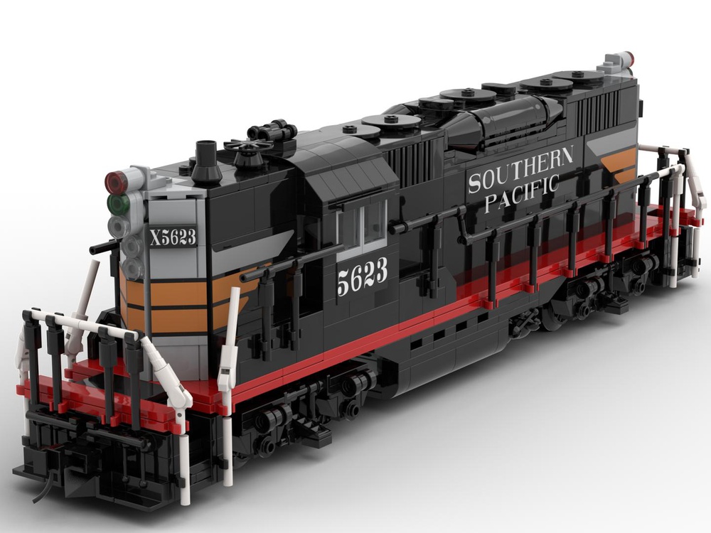 LEGO MOC Southern Pacific GP9 (Black Widow) by Yellow.LXF | Rebrickable ...