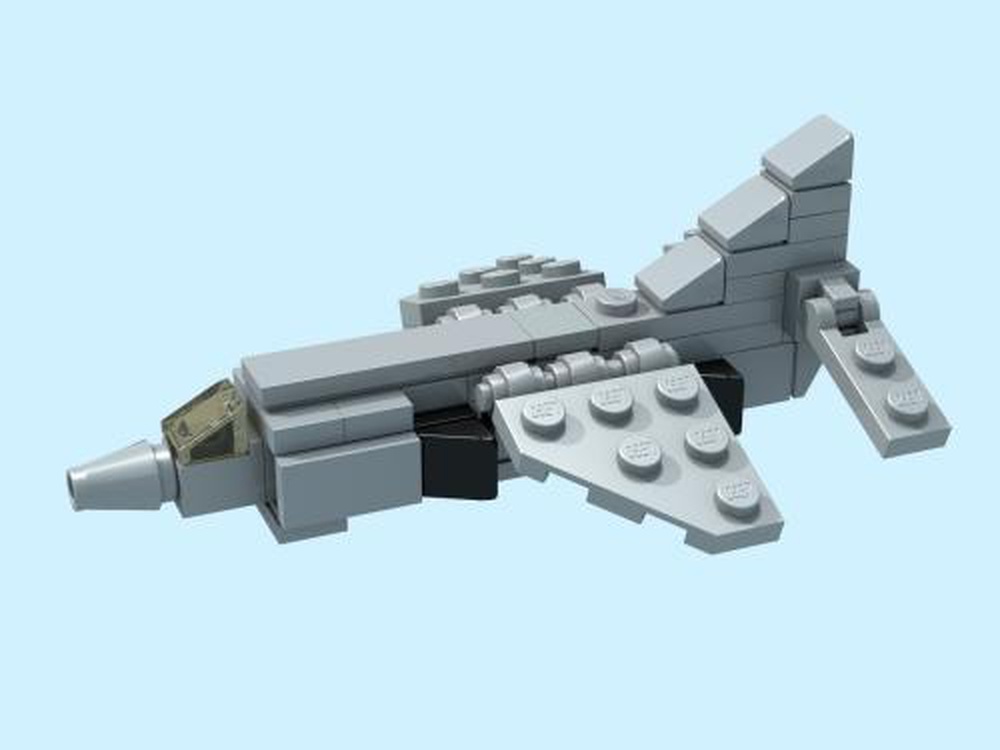 lógica arquitecto mostrar LEGO MOC Hawker Siddeley Harrier Microfighter by Clark_Taylor | Rebrickable  - Build with LEGO