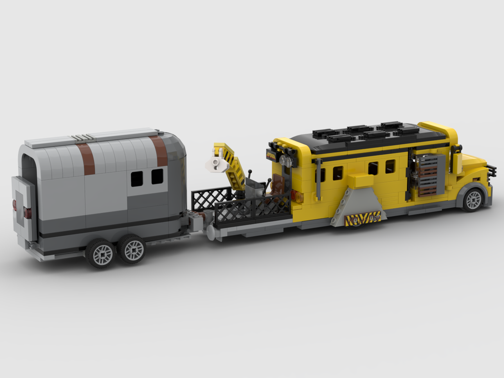 LEGO MOC School Bus Truck Caravan by PauloJorgeRamos | Rebrickable ...