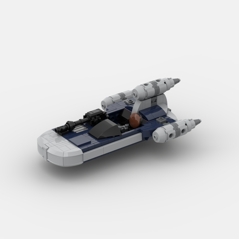 LEGO MOC Rebel Combat Landspeeder by Rebel.Punk | Rebrickable - Build ...