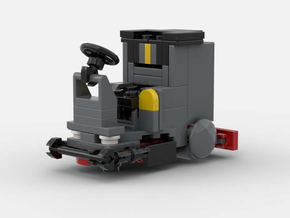 LEGO MOC Scrubbing car for City (Karcher b 110 r br+d75 by eva_brick