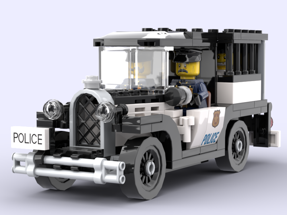 Lego Moc Vintage 1920S Lego Police Prisoner Transport By Theroaringbricks |  Rebrickable - Build With Lego