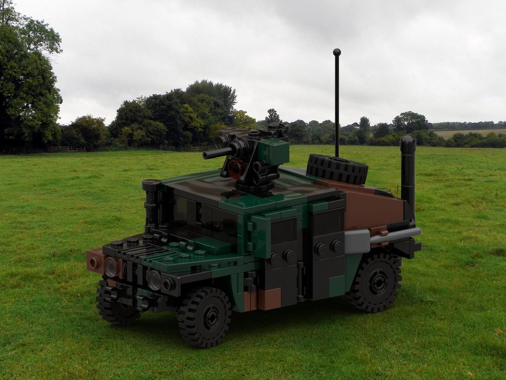 LEGO MOC-134720 Humvee with CROWS (Woodland) by Legosim | Rebrickable ...