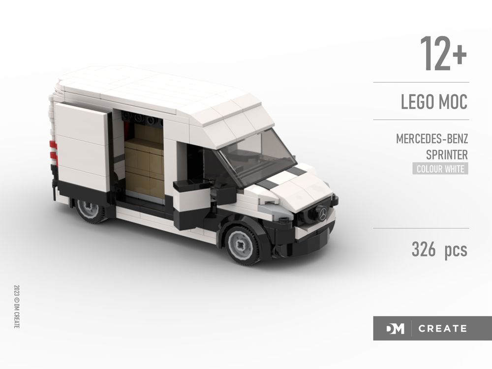 LEGO MOC-134747 Mercedes-Benz Sprinter white van by DMcreate ...