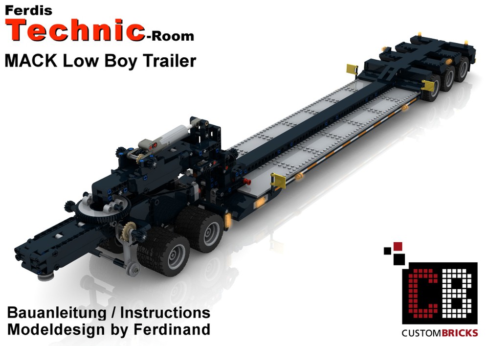Perfekt Koge film LEGO MOC Custom 42078 Low Boy trailer by CustomBricks.de | Rebrickable -  Build with LEGO