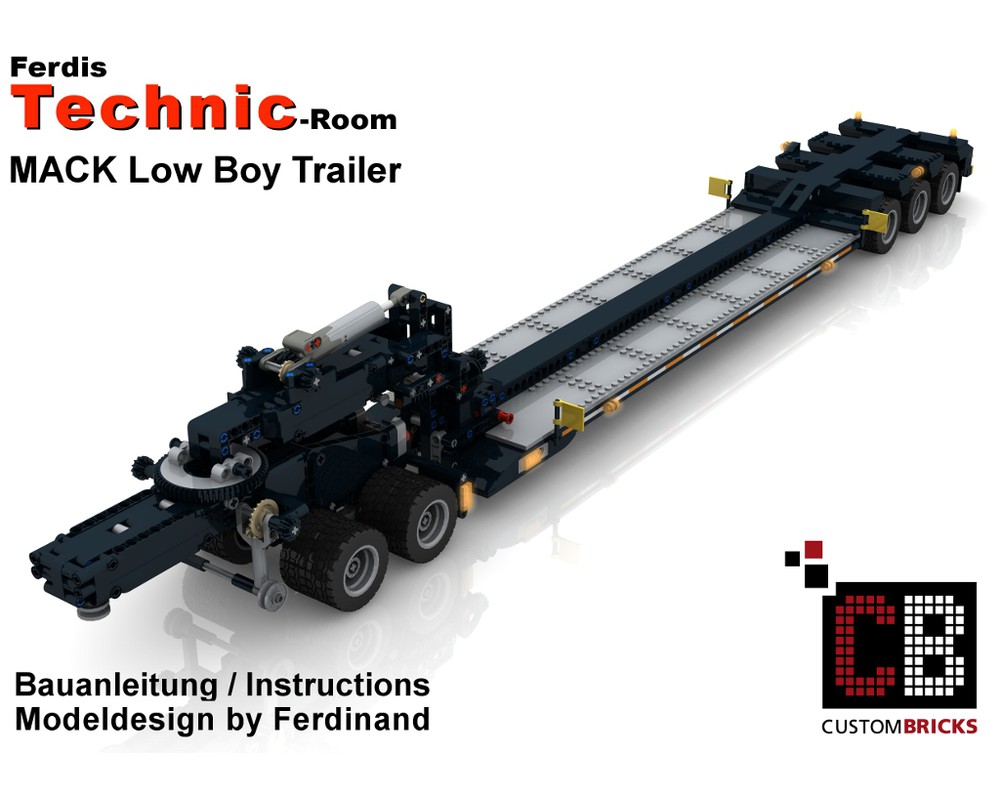 LEGO MOC-13477 Custom MACK Low Boy trailer (Technic 2018) | Rebrickable