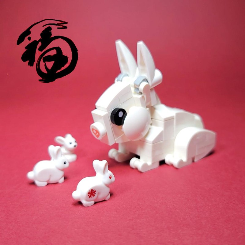 LEGO MOC Mini Rabbit by bbchai | Rebrickable - Build with LEGO