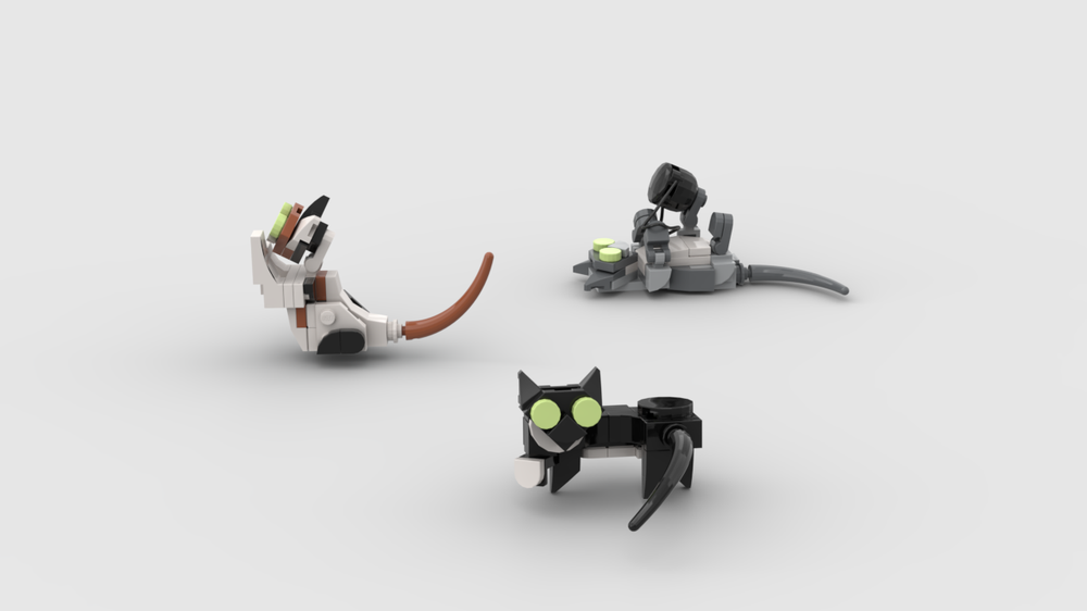 LEGO MOC Cats 4 by T.Bus | Rebrickable - Build with LEGO