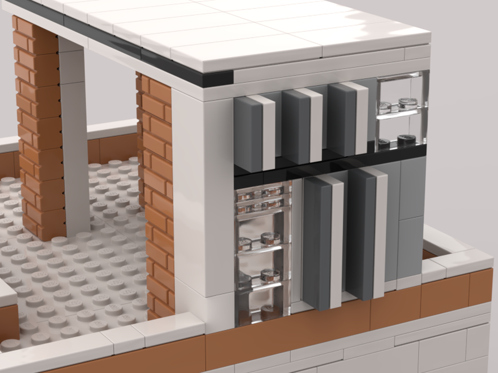 LEGO MOC modernist building no.1 by cassieLiu | Rebrickable - Build ...