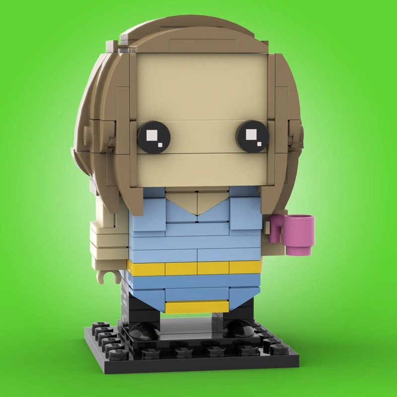 LEGO MOC Rachel Green Friends Brickheadz by custominstructions ...