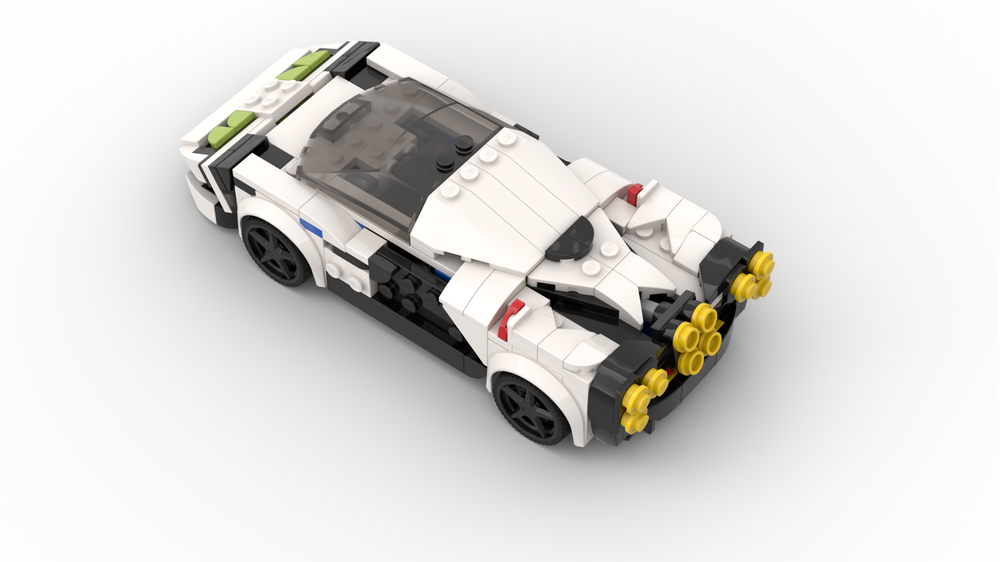 LEGO MOC Lego Pagani Huayra By RomAuLait | Rebrickable - Build With LEGO