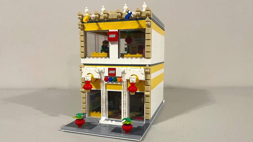 Lego Moc Lego Store Modular Building (Half Baseplate) 40574-1 X3 By  Brickafide | Rebrickable - Build With Lego