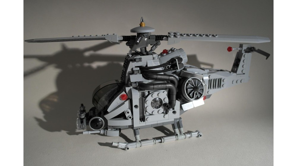 LEGO MOC Shinra B1-Alpha Helicopter by IterantRed Rebrickable