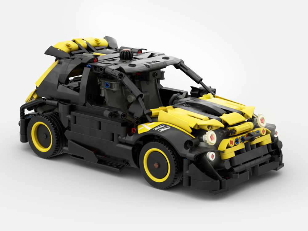 LEGO MOC 42151 Abarth by mirrorbricks | Rebrickable - Build with LEGO