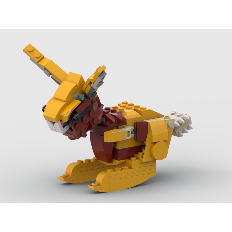 LEGO MOC-135661 Yellow Rabbit - 31112 by kjbrick | Rebrickable - Build ...
