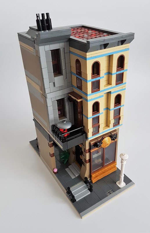 LEGO MOC-13567 The Pit (Modular Buildings 2018) | Rebrickable - Build