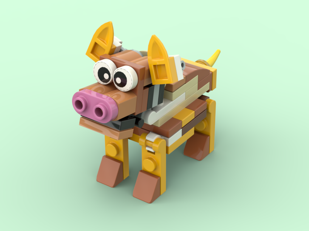 LEGO MOC safari pig by eric_nunya | Rebrickable - Build with LEGO