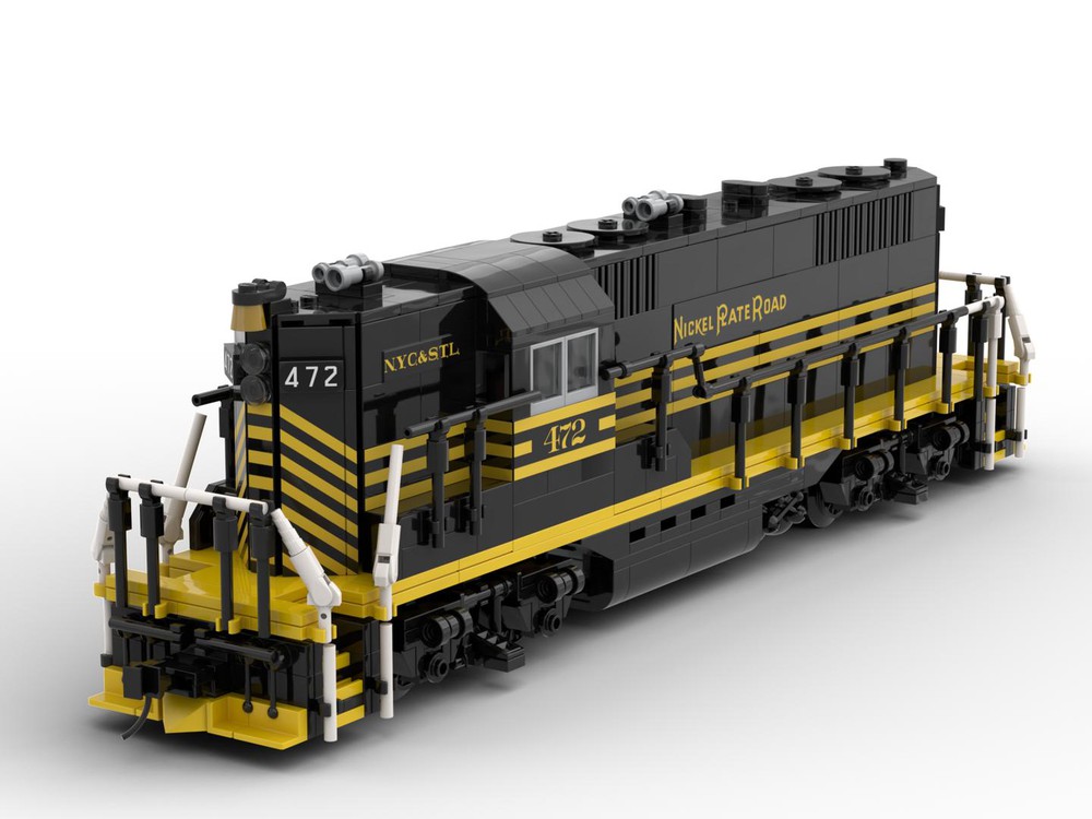 LEGO MOC Nickel Plate Road GP9 by Yellow.LXF | Rebrickable - Build with ...