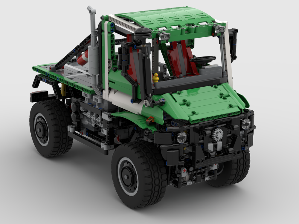 aflivning Mælkehvid Normal LEGO MOC Unimog U400 RC Trial Truck Lego Technic MOC Difflock by Ironmax |  Rebrickable - Build with LEGO