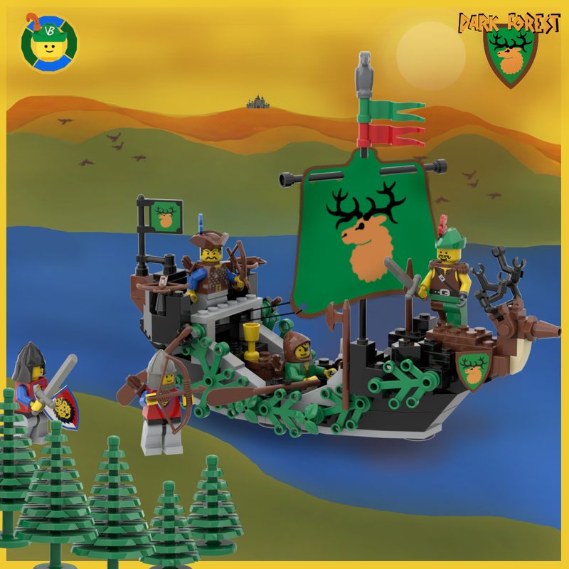 LEGO MOC-135805 Sea Stag by VintageBricks | Rebrickable - Build with LEGO