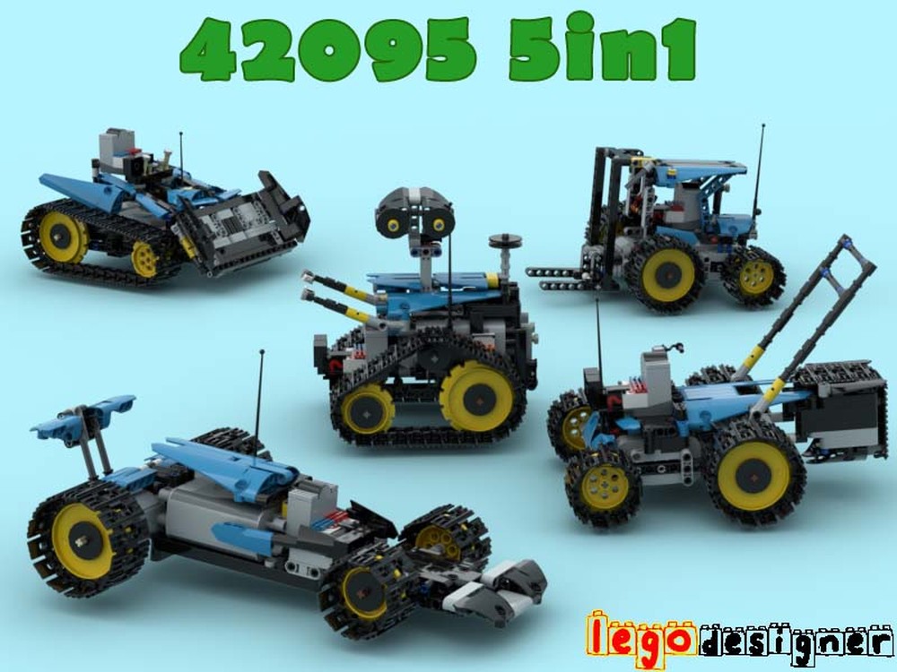 LEGO MOC 42095 5in1 Package -35% by LegoDesigner | Rebrickable - Build ...