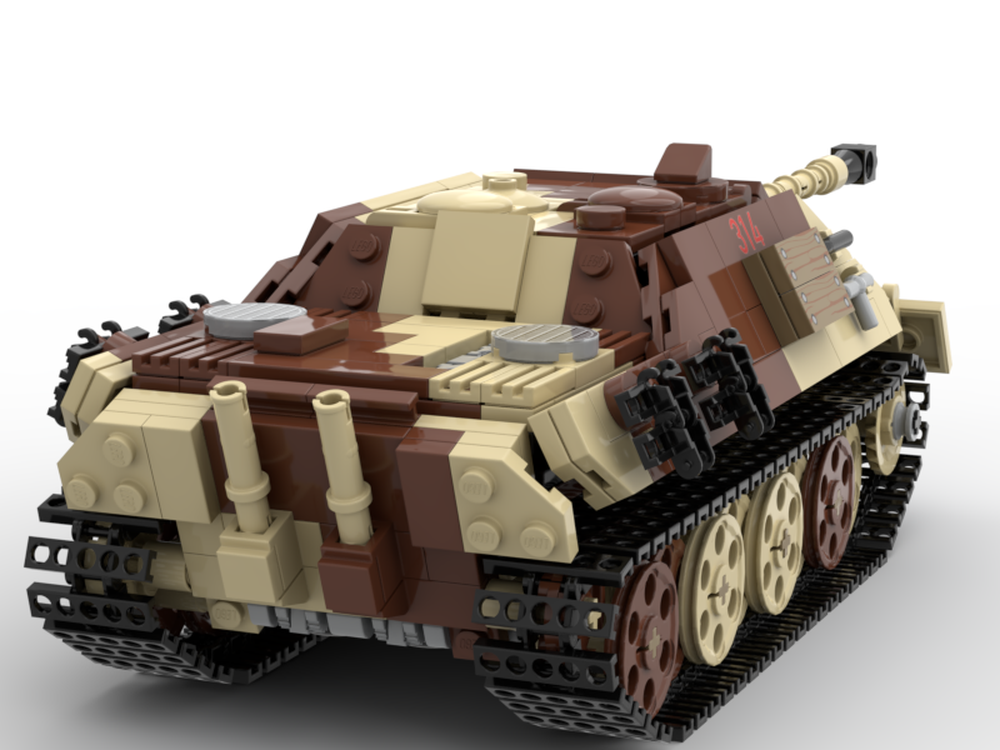 LEGO MOC Jagdpanther tank destroyer (summer camouflage) by ...