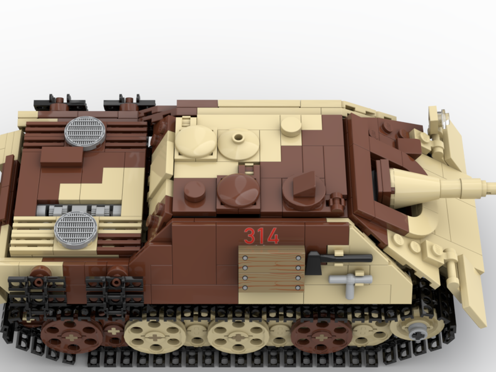 LEGO MOC Jagdpanther tank destroyer (summer camouflage) by ...