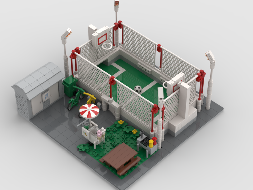 LEGO MOC-136297 Multi court 32x32 by Rasmusmøller | Rebrickable - Build ...