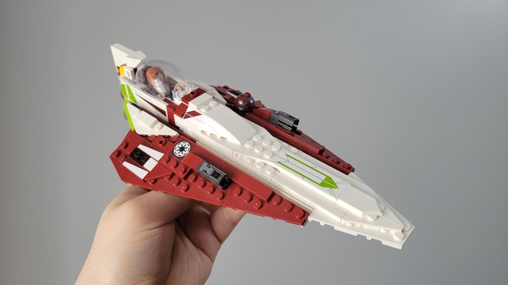 LEGO MOC obi wan s starfighter mod by productionsdiratia