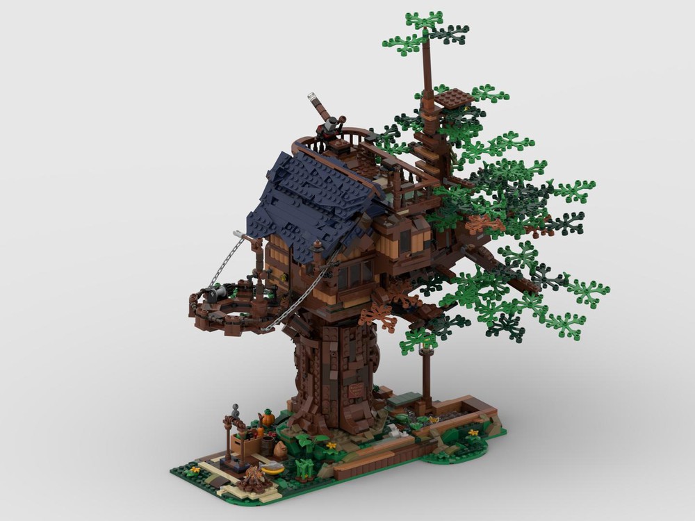 LEGO MOC New Life Tree House diesot | Rebrickable Build with LEGO