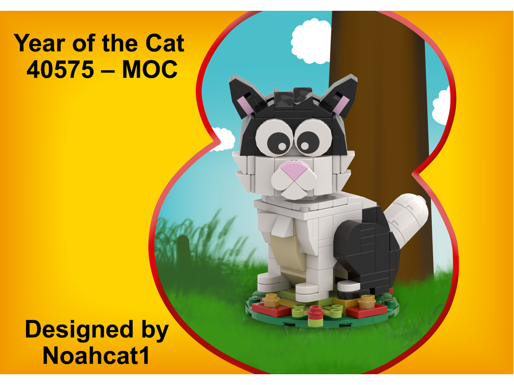 LEGO MOC-136459 Year of the Cat - 40575 MOC by Noahcat1