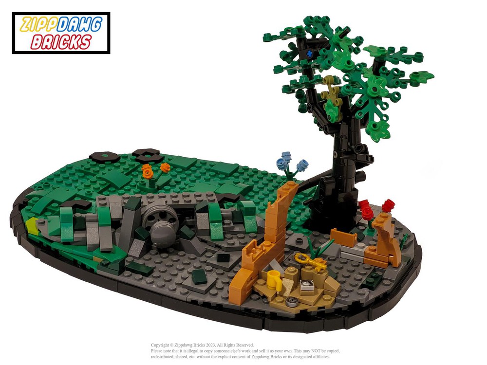 Thunderjaw Plateau MOC  Moc, Lego parts, Minifig