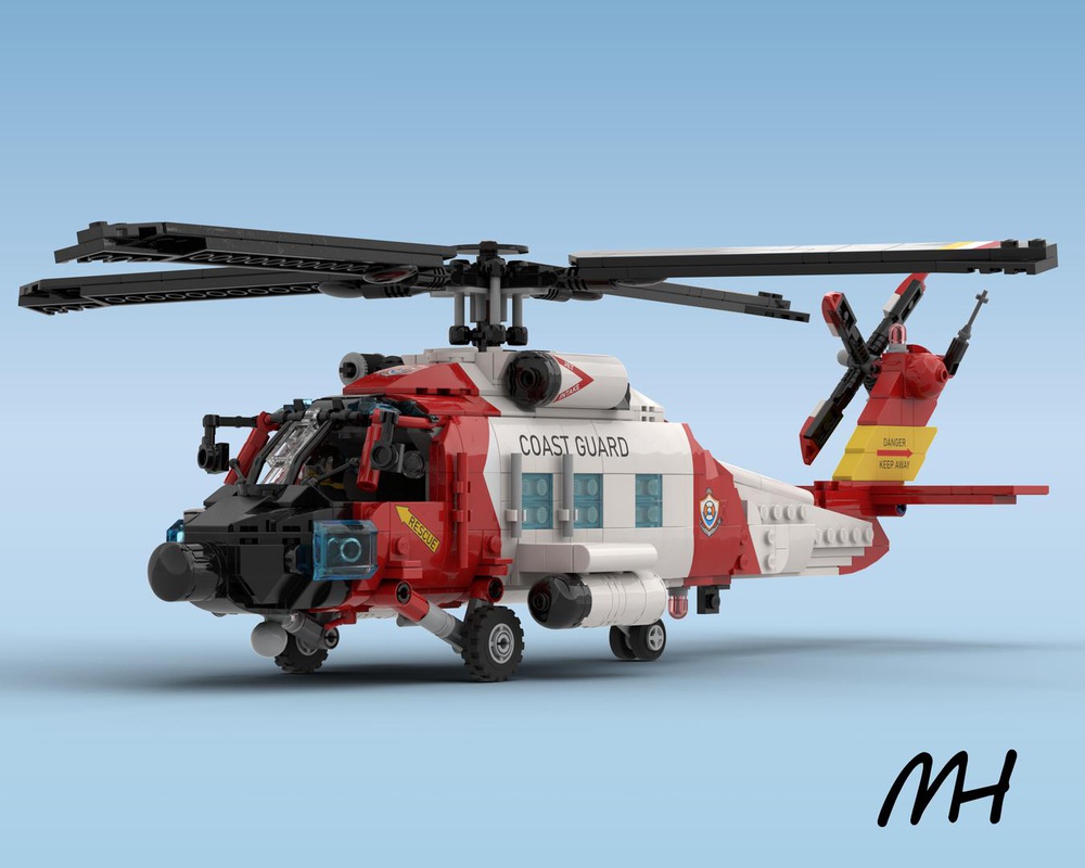 Under ~ Hassy region LEGO MOC Coast Guard Jayhawk Rescue Helicopter by sebigwon | Rebrickable -  Build with LEGO