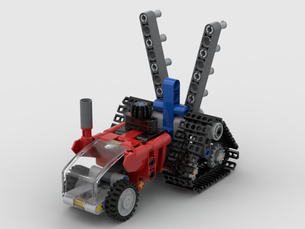 LEGO MOC 42148 Half-Track Tractor by artemisovsky | Rebrickable