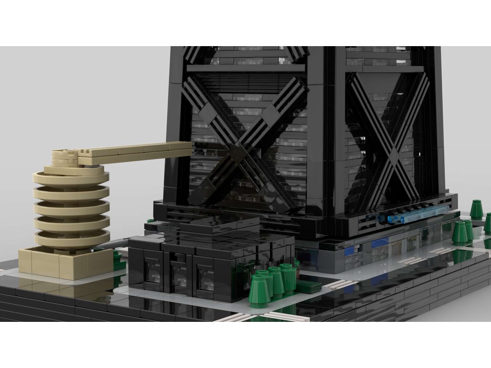 LEGO MOC John Hancock Center Ver 3 at 1/650th Scale by FunnyTacoBunny ...