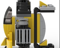 31014 Shuttle 3 stage rocket and launchpad