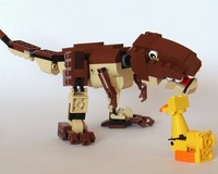 31019: Tyrannosaur and Duck