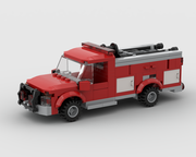 LEGO MOC Large Vintage Fire Truck by tango2110