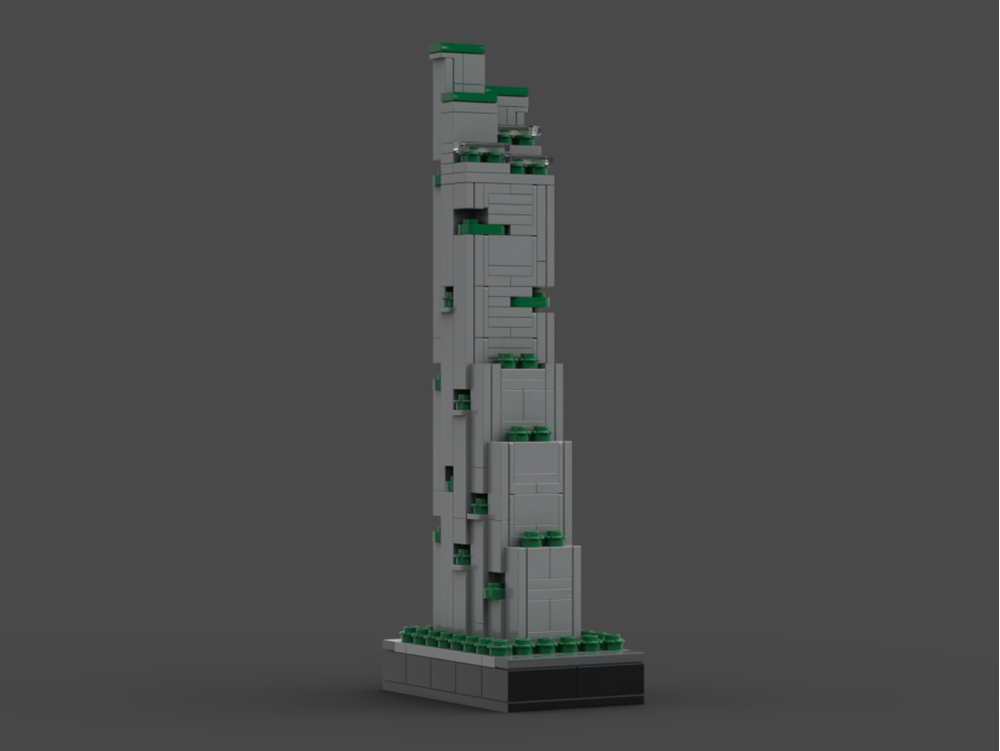 LEGO MOC 2 World Trade Center (2022) by Taters | Rebrickable - Build ...