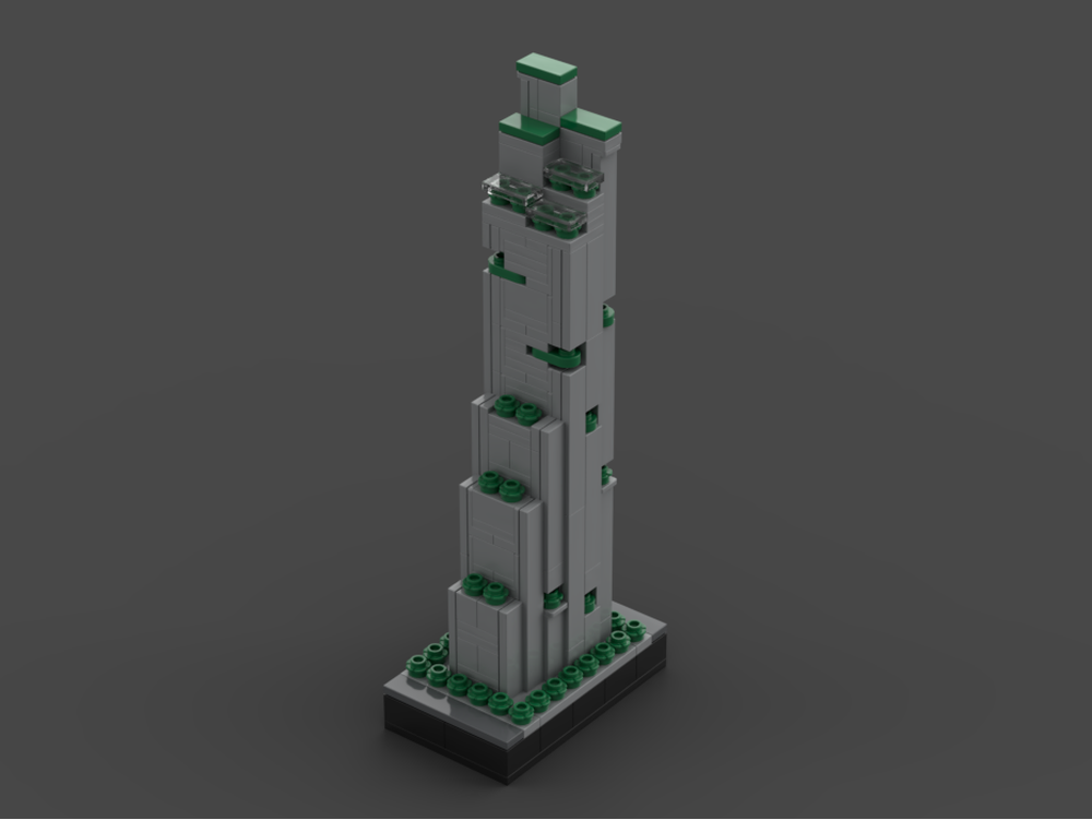 LEGO MOC 2 World Trade Center (2022) by Taters | Rebrickable - Build ...