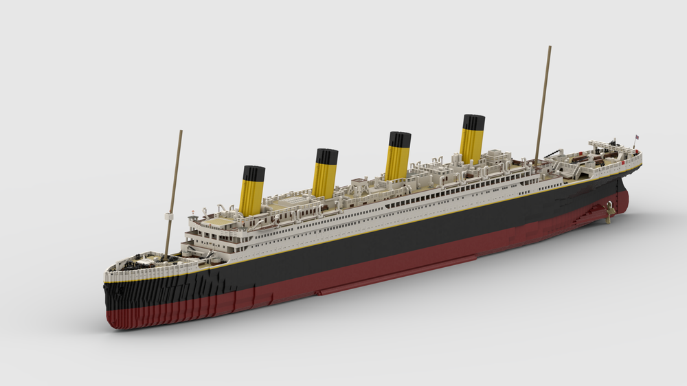 Lego Moc Rms Titanic By Thelegoless Rebrickable Build With Lego