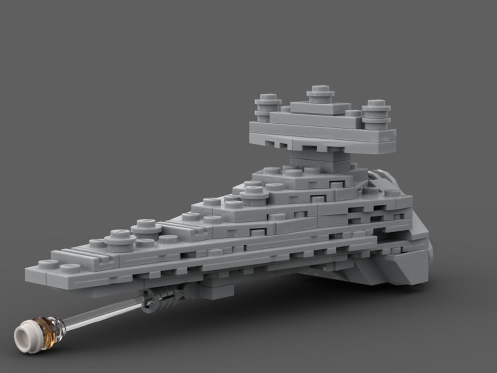 LEGO MOC Mini Star Destroyer with micro Tantiv IV by GIB Studios ...