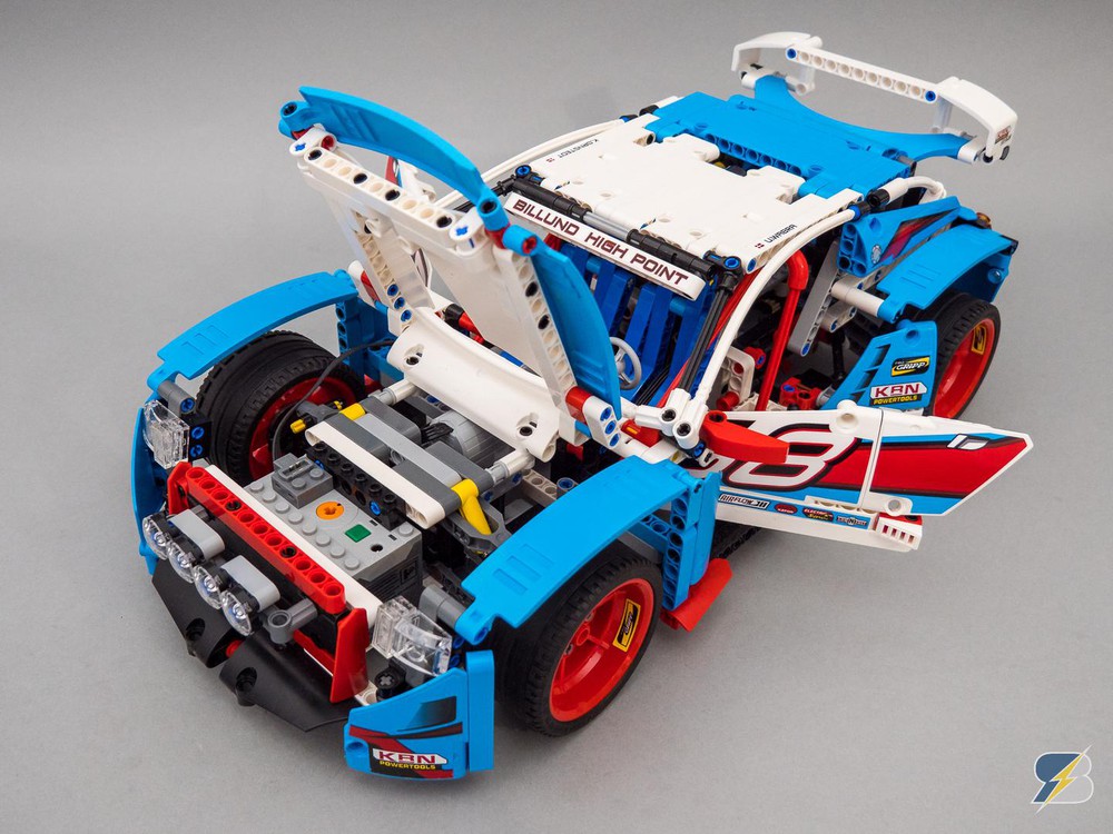 LEGO MOC Technic 42077 Rally 2WD remote mod by RacingBrick | - Build with LEGO