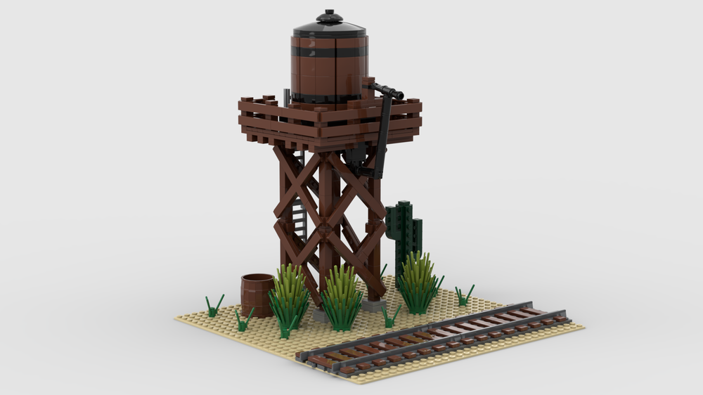 Château D'eau Jouef 1035 - Maquette Ho Train - Ancien - Occasion Sans Boîte