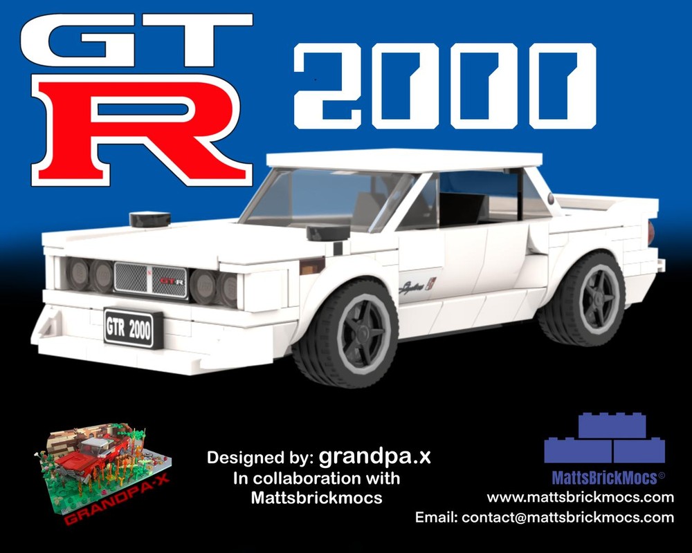 LEGO MOC Nissan GTR 2000 by grandpa-x | Rebrickable - Build with LEGO