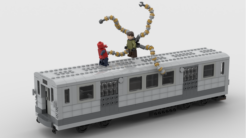 Lego Moc Nyc Subway Car By Bigjudge Rebrickable Build With Lego